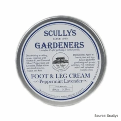 Gardeners Peppermint & Lavender Foot & Leg Cream